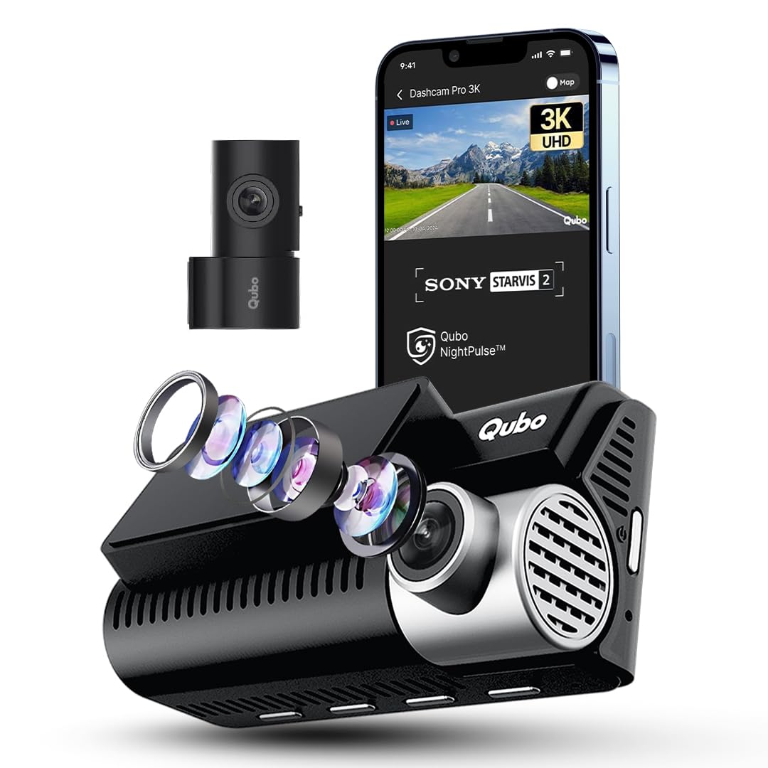 Qubo Car Dashcam Pro 3K [2026 Edition]