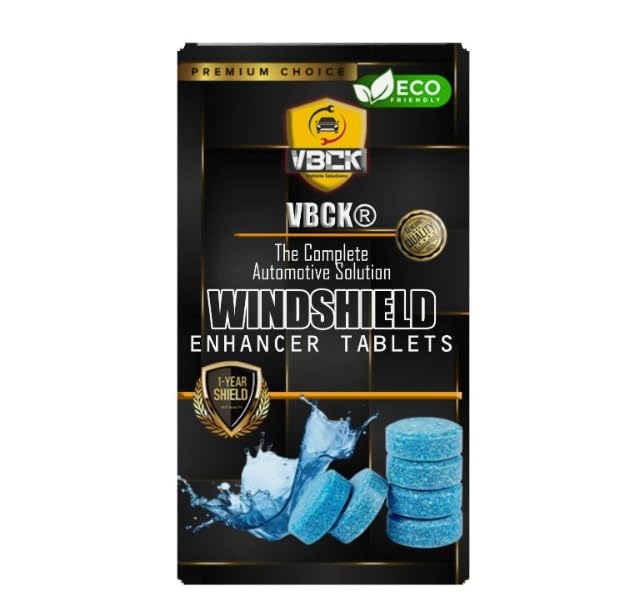 VBCK Clear Car Windshield Enhancer Tablet Extra Premium 24- Tablets