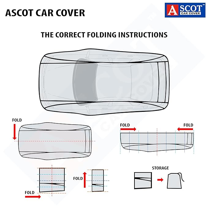 ASCOT, CAR COVER for Tata Nexon/Nexon Facelift Car Body Cover Mirror Pocket Antenna 3 Layers Custom-Fit All Weather Automobiles Heat Resistant UV Proof Indoor & Outdoor (Nexon XM, Tiebond Grey)