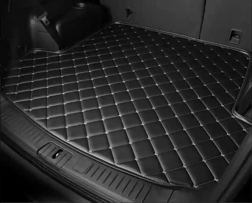 Fronx 7D Boot Mat Black With White - VBCK VEHICLE SOLUTIONS