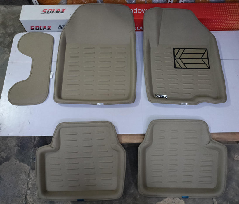 Imported premium quality 3D Mat For BREZZA (Beige Colour)