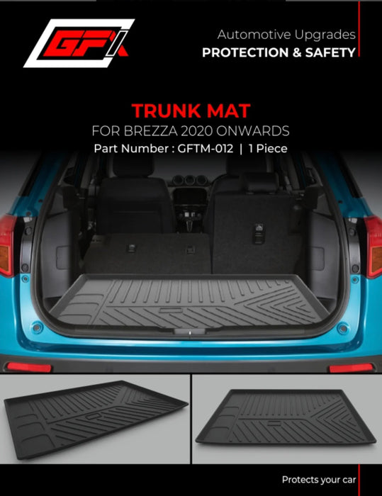 GFX Rear Tray Trunk or Boot Mat Maruti Suzuki Vitara Brezza - VBCK VEHICLE SOLUTIONS