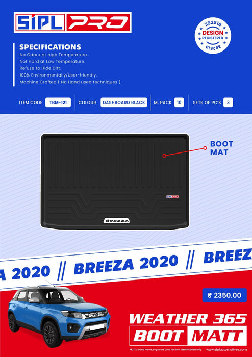 Brezza TPE Boot Mat