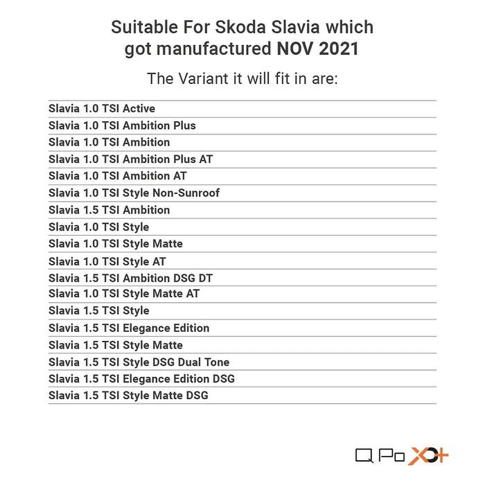 Slavia TPE 5D Mat 2021-Till date