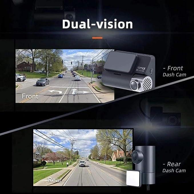 70mai A800S True 4K Dual Channel Car Dash Camera, 2160P Front & 1080P Rear, - VBCK VEHICLE SOLUTIONS